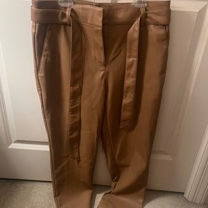 Loft faux leather pants
